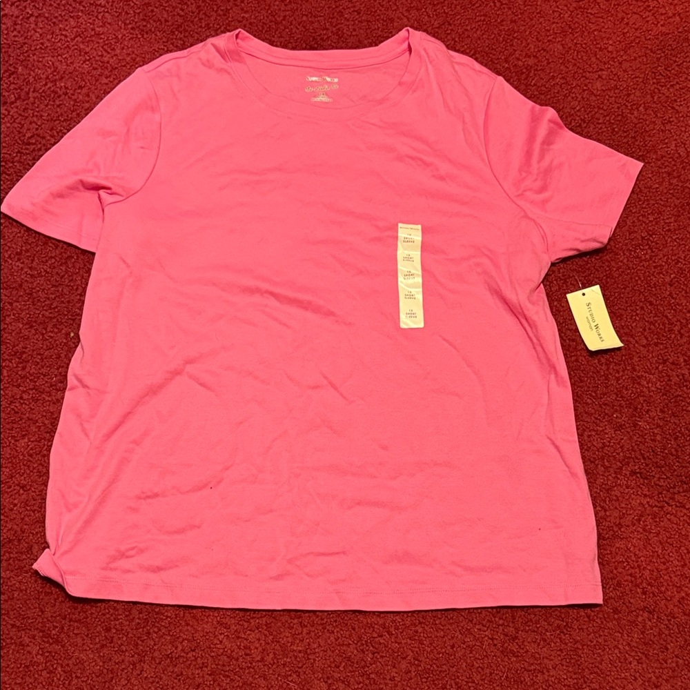 Studio Works Pink Short Sleeve Tee